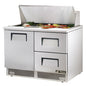 True TFP-48-18M-D-2-HC 48 1/8" 1 Door 18 Pan Mega Top Sandwich / Salad Prep Table