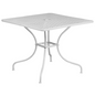 Flash Furniture CO-6-WH-GG Patio Table