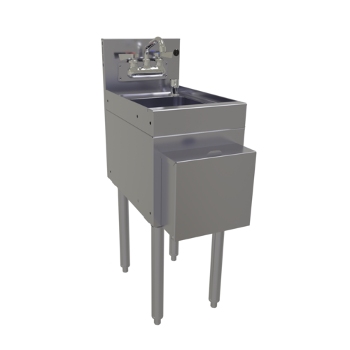 Glastender HSA-12-D 12" Underbar Sink