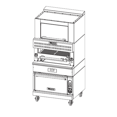 Vulcan VBB1BF 36" Gas Upright Broiler