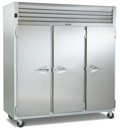 Traulsen G31011 76 1/4" 3 Section Solid Door Reach-In Freezer