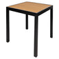 BFM Seating PH4L3571TKBL 71" Patio Table