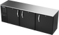 Beverage-Air BBN94HC-B 94" Solid Door Back Bar Cooler