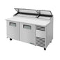 True TPP-AT-67-HC 67 3/8" 2 Doors Pizza Prep Table