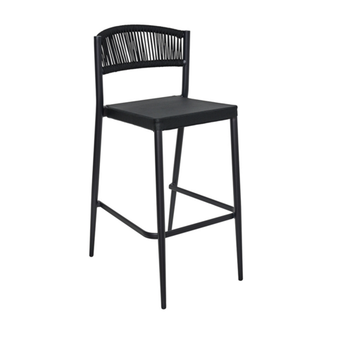 BFM Seating PHXSBBLBL 18" Patio Barstool