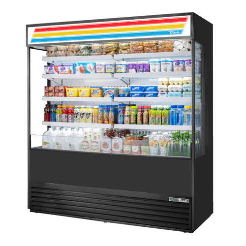 True TOAM-72GS-HC~TSL01 72" Open Air Merchandiser