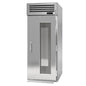 Turbo Air PRO-26R-G-RI-N(-L) 34" 1 Section Glass Door Roll-In Refrigerator