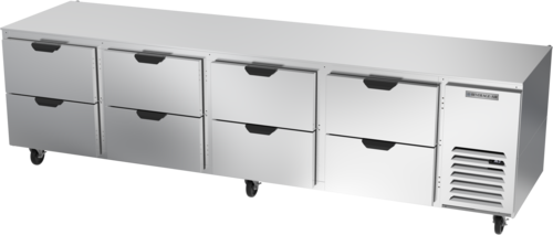 Beverage-Air UCRD119AHC-8 119" Solid Door Undercounter Refrigerator