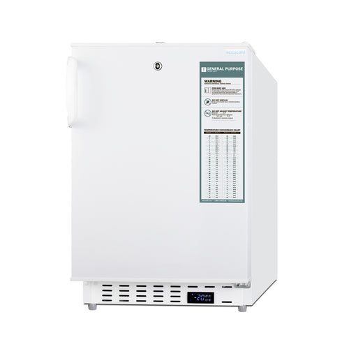 Summit ADA305AF 19 3/4" Solid Door Undercounter Freezer