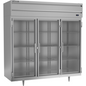 Beverage-Air PF3HC-1BG 77 3/4" 3 Section Glass Door Reach-In Freezer