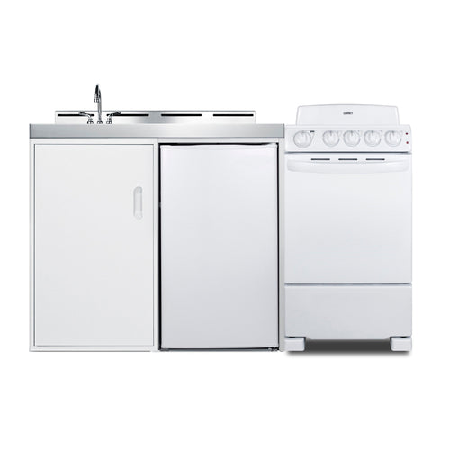 Summit ACK60COILW 58 5/8" Kitchenette