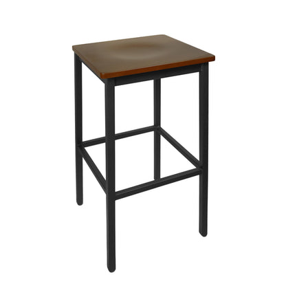 BFM Seating 2510B-SB W 16 1/2" Barstool