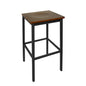 BFM Seating 2510B-SB W 16 1/2" Barstool