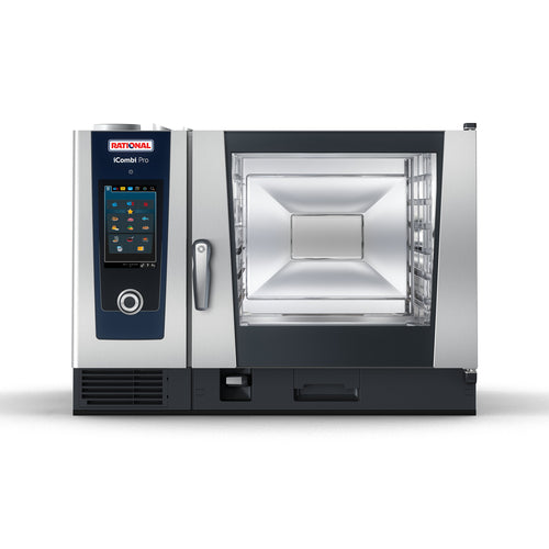 RATIONAL ICP 6-FULL NG 208/240V 1 PH (LM100CG)-QS 42 1/4" Gas Combi Oven