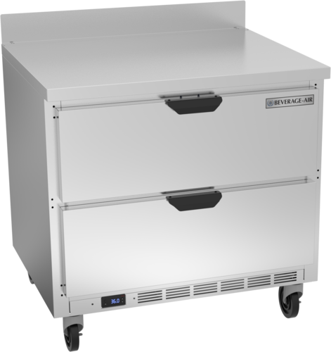 Beverage-Air WTRD36AHC-2 36" 2 Drawer Worktop Refrigerator