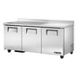 True TWT-72-HC 72 3/8" 3 Doors Worktop Refrigerator