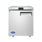 Atosa MGF8401GRL 27 1/2" Solid Door Undercounter Refrigerator