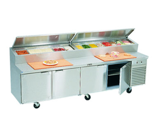 La Rosa 2510-PTB 112" Pizza Prep Table