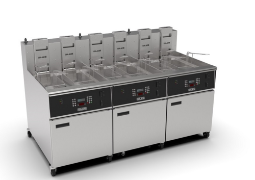 Giles EOF-24 TRIPLE BANK 76 1/4" Electric Countertop Fryer