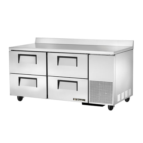 True TWT-67D-4-HC 67 1/4" 4 Drawer Worktop Refrigerator