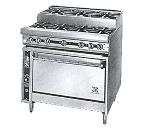 Jade Range JTRHE-4-3 36" Gas Heavy Duty Range