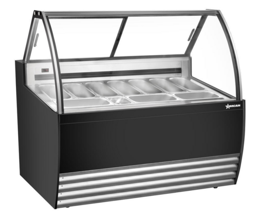 Omcan 49007 55 3/8" Ice Cream Dipping Cabinet
