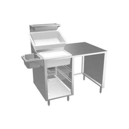 Winholt SSBC-3350-3R-ZPC-KT 50" Bread and Batter Station