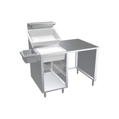 Winholt SSBC-3350-3R-ZPC-KT 50" Bread and Batter Station