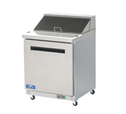 Arctic Air AST28R 29" 1 Door 9 Pan Sandwich / Salad Prep Table