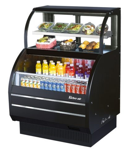 Turbo Air TOM-W-40SB-N 38 7/8" Open Air Merchandiser