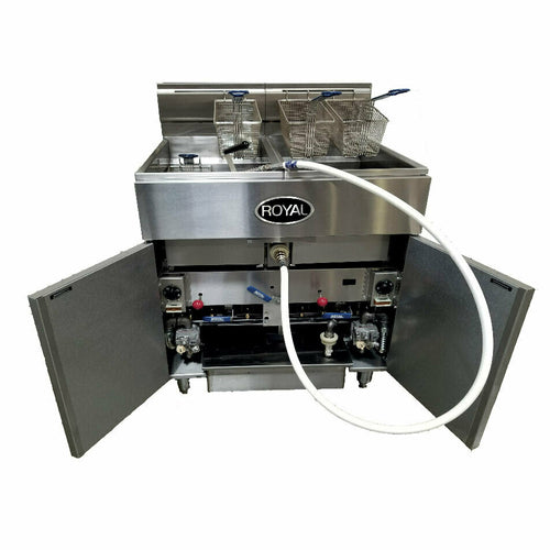 Royal Range RFT-50-5-DM2 77 1/2" Gas Fryer Battery