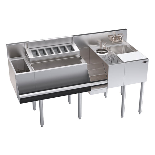Krowne KR24-MX60 60" Underbar Ice Bin / Cocktail Station