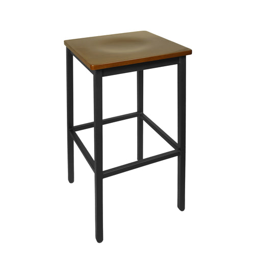 BFM Seating 2510B-SB ASH 16 1/2" Barstool