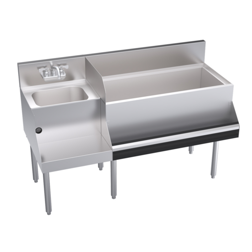 Krowne KR24-W54R-10 54" Underbar Ice Bin / Cocktail Station