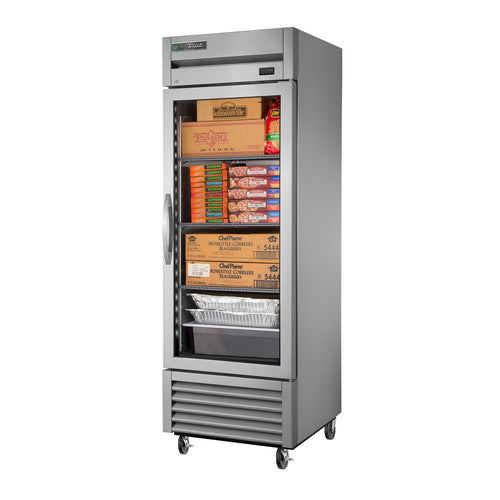 True TS-23FG-HC~FGD01 27" 1 Section Glass Door Reach-In Freezer
