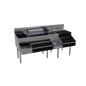Glastender ALL-66D 66" Underbar Ice Bin / Cocktail Station