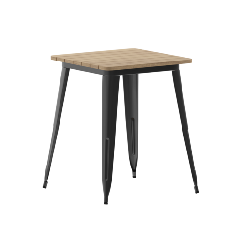 Flash Furniture JJ-T14619-60-BRBK-GG 23 1/2" Patio Table