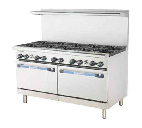 Turbo Air TAR-10 60" 10 Burner Gas Restaurant Range