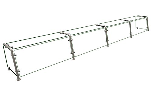 Hatco EP21-14415 144" Sneeze Guard