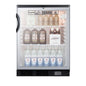 Summit SCR600BGLNZ 23 5/8" Solid Door Undercounter Refrigerator