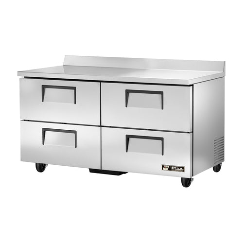 True TWT-60D-4-HC 60 3/8" 4 Drawer Worktop Refrigerator