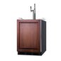 Summit SBC58BLBIADAIFCMTWIN 23 5/8" Cold Brew / Nitro Dispenser