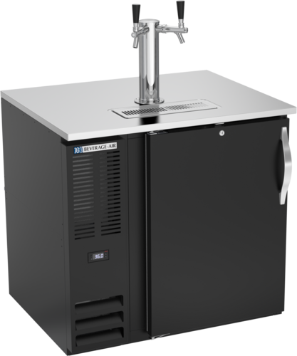 Beverage-Air DD36HC-B 36" Draft Beer Cooler