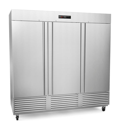 Fagor QVR-3-N 83 1/4" Solid Door Reach-In Refrigerator