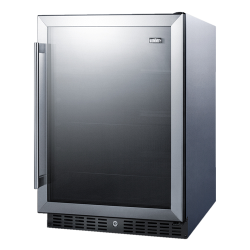 Summit AL57GCSS 23 5/8" Solid Door Undercounter Refrigerator