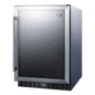 Summit AL57GCSS 23 5/8" Solid Door Undercounter Refrigerator