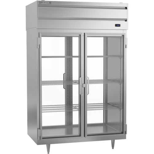 Beverage-Air PFD2HC-1BG 52 1/8" 2 Section Glass Door Pass-Thru Freezer