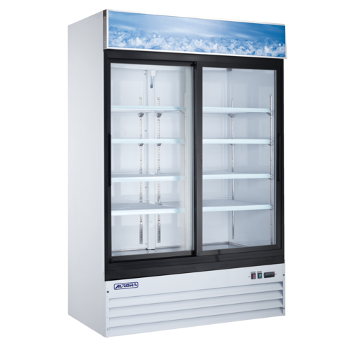 Omcan 59032 53 1/4" 2 Section Refrigerated Merchandiser