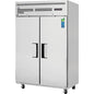 Everest ESF2 49 5/8" 2 Section Solid Door Reach-In Freezer