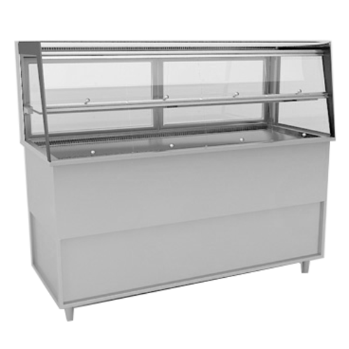 RPI VICD4-20-R-SL-SC-FD 57 1/8" Refrigerated Display Case